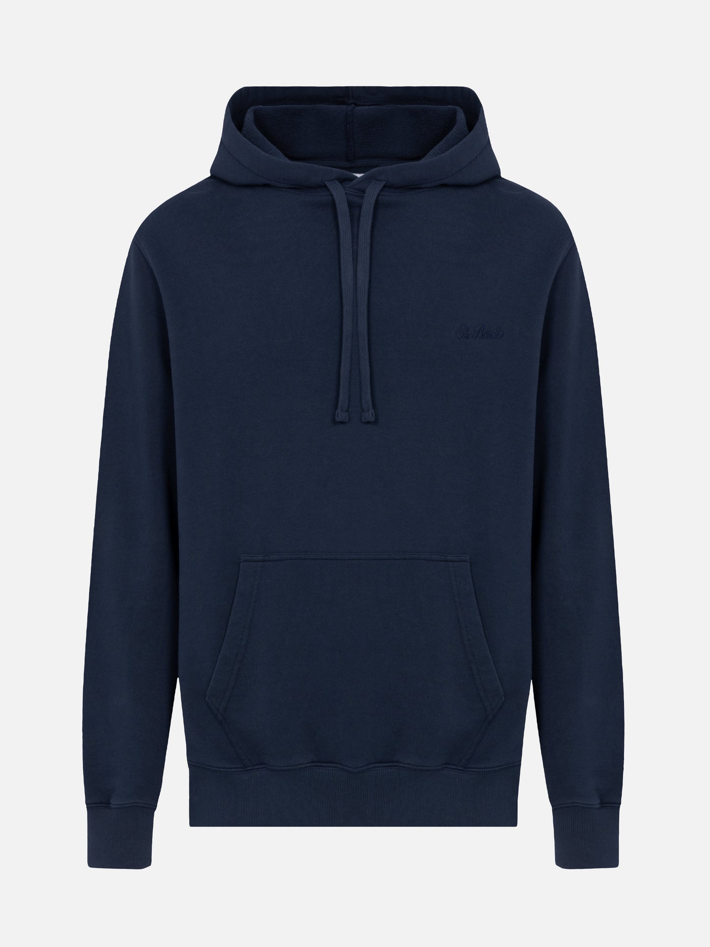 Cotton hooded sweatshirt Manhattan with St. Barth embroidery - MC2 Saint Barth