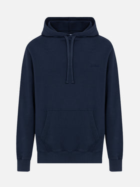Cotton hooded sweatshirt Manhattan with St. Barth embroidery - MC2 Saint Barth