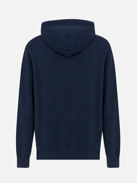 Cotton hooded sweatshirt Manhattan with St. Barth embroidery - MC2 Saint Barth