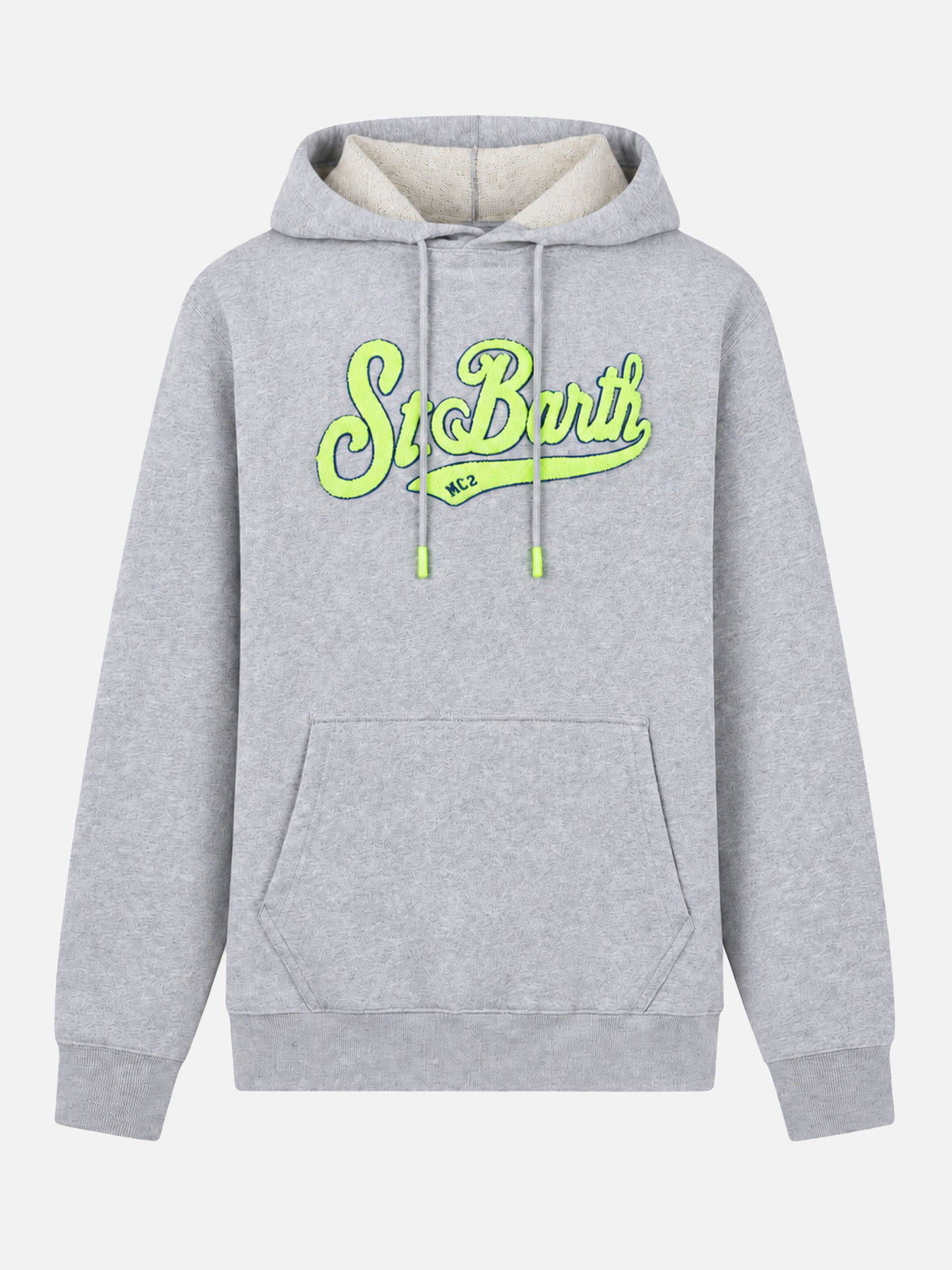 Manhattan grey sweatshirt with yellow logo