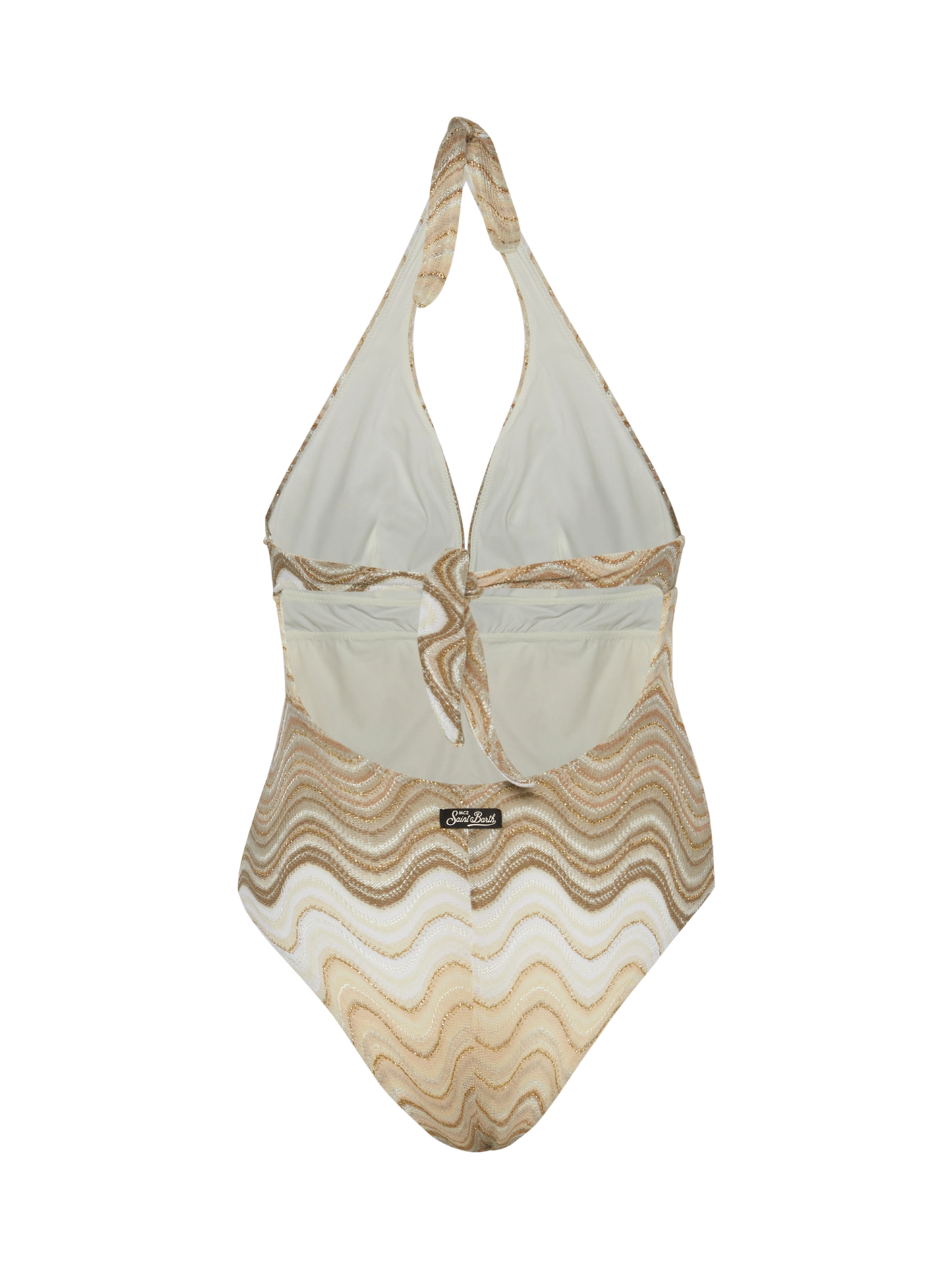 Marylin raschel wavy one-piece swimsuit