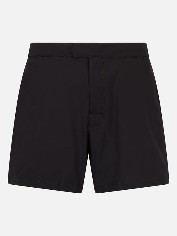 Herren kurze schwarze Badeshorts Master