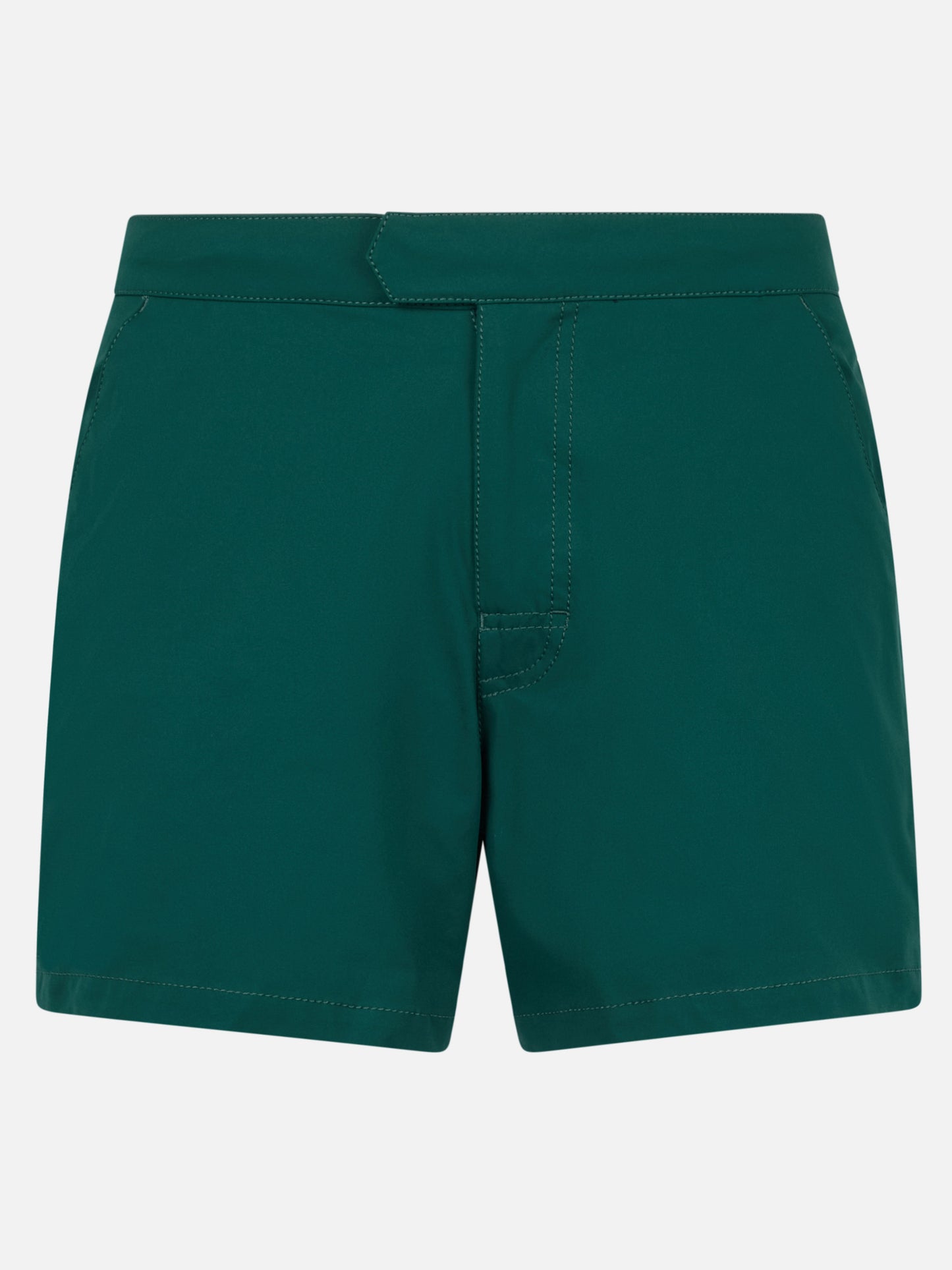 Kurze Herren-Badeshorts Master in britischem Grün