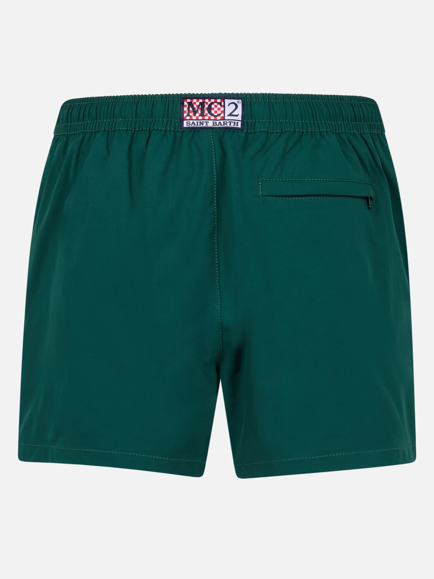 Kurze Herren-Badeshorts Master in britischem Grün