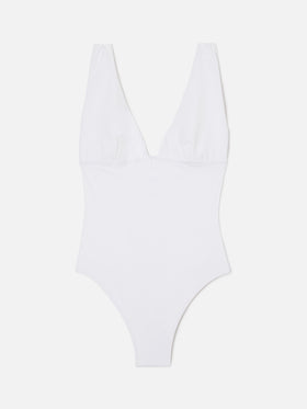 Costume intero Mavi bianco con scollatura profonda 