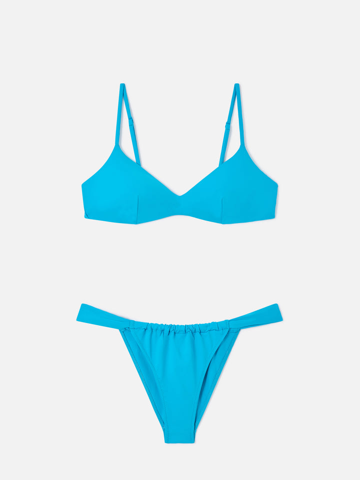 Bikini May Noelle bralette scollo ampio turchese