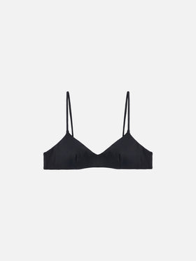 Top bralette scollato May nero