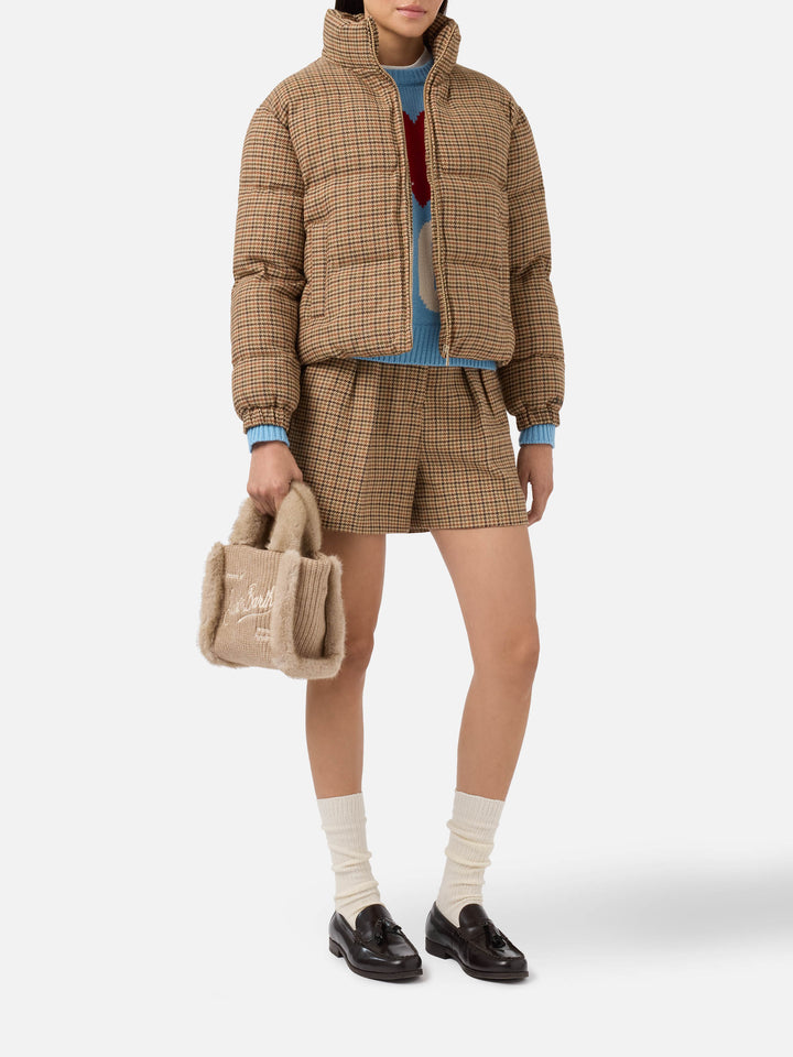 Giubbotto Maddy English imbottito pied de poule