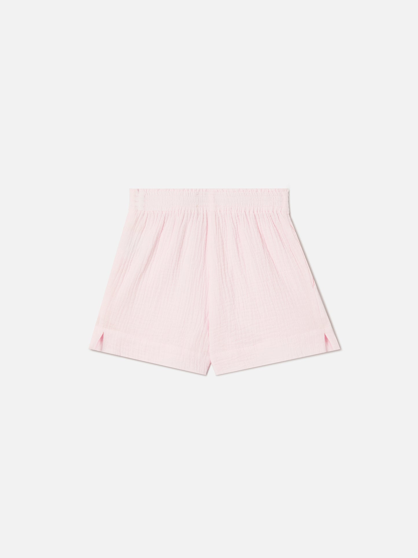 Meave Jr cotton muslin shorts in pink