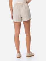 Sangallo-Pull-up-Shorts aus Baumwolle für Damen Meave