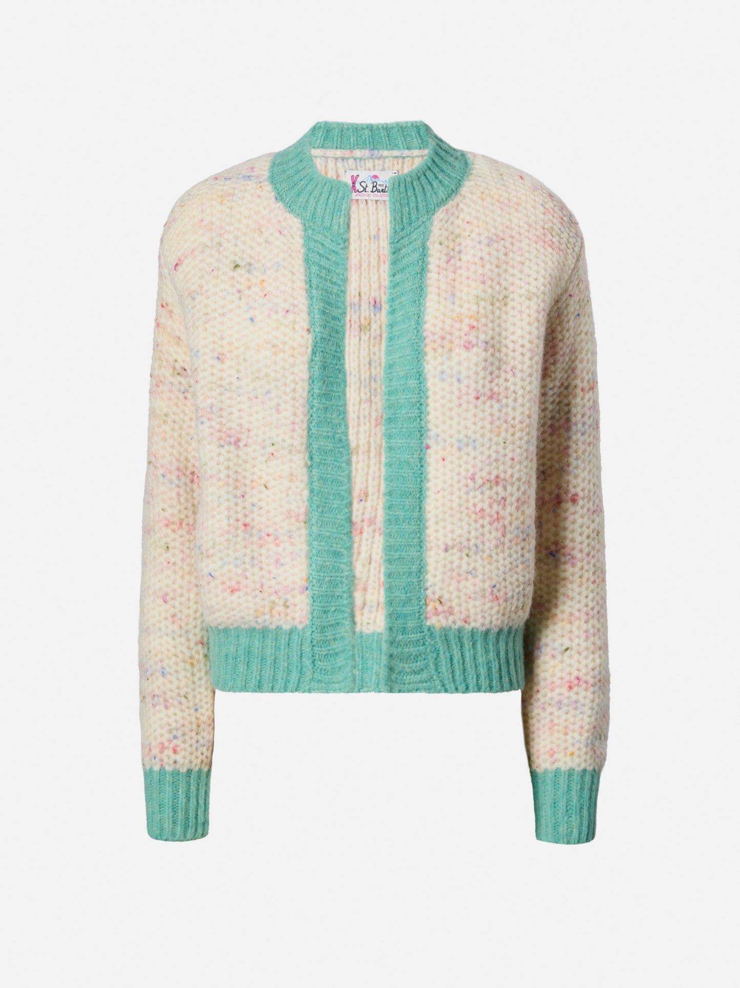 Meribel soft melange cardigan