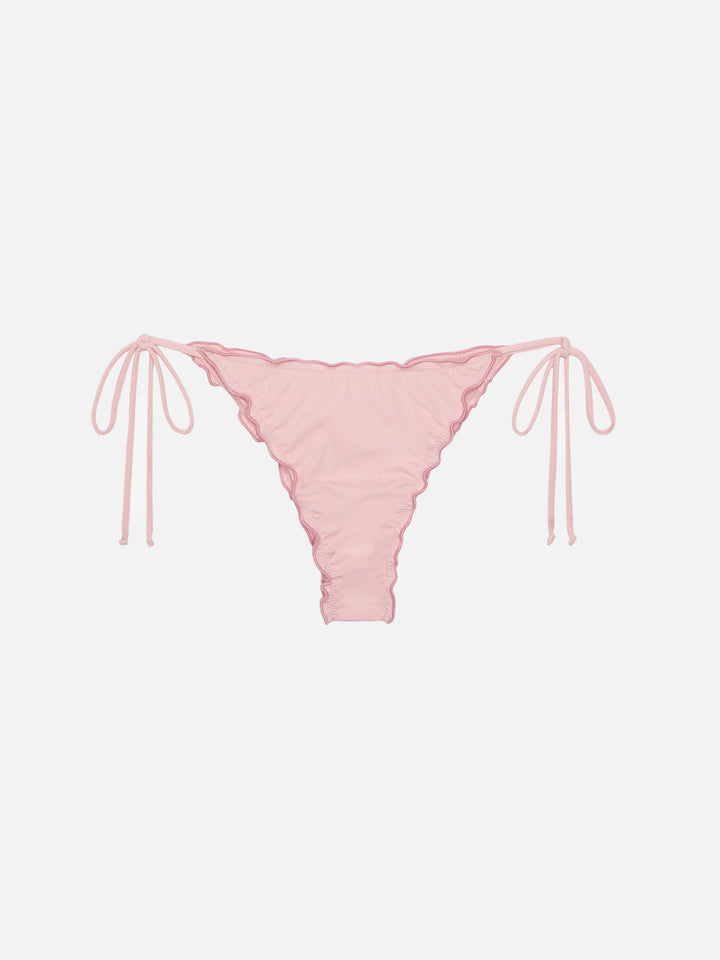 Miami cheeky pink swim briefs - Sagittarius pink classic triangle top