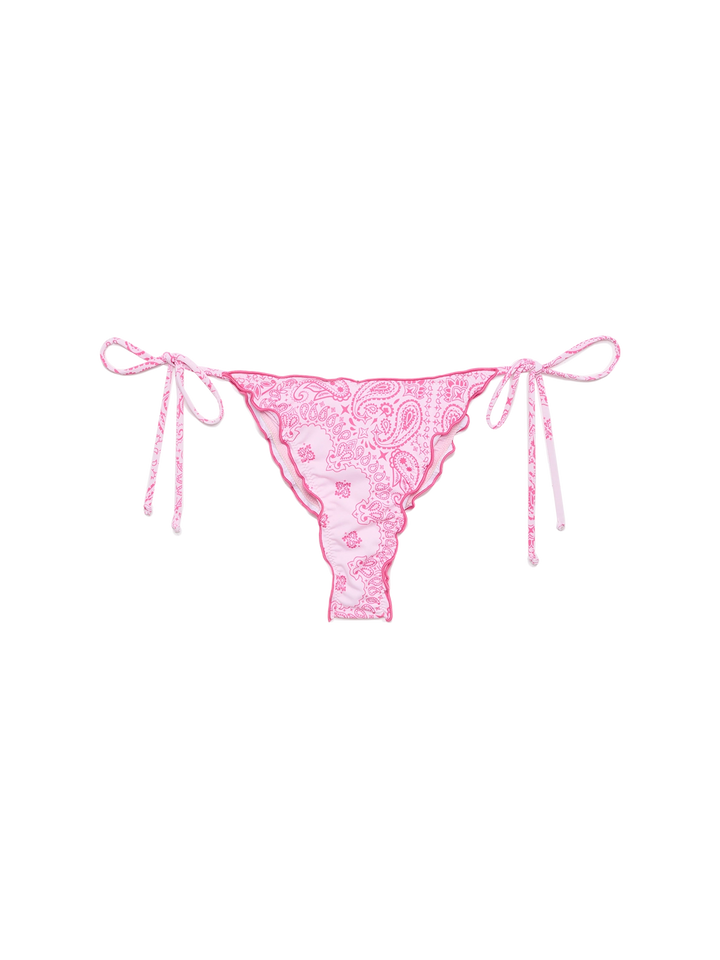 Classic triangle bikini Sagittarius Miami with bandanna print