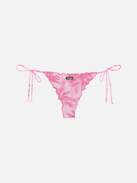 Miami Cheeky Badeslip mit Toile de Jouy-Print