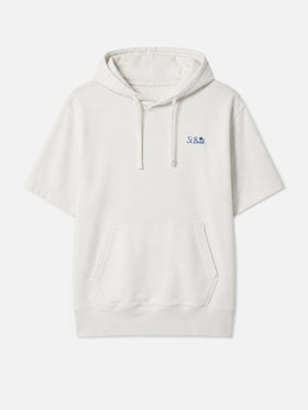 Mike short sleeve hooded sweatshirt