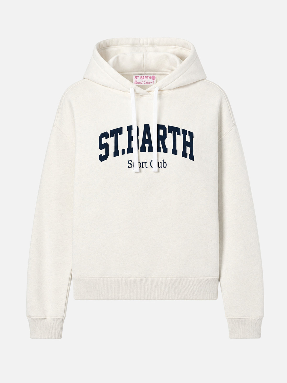 Sweat à capuche en coton Mindy avec imprimé St. Barth Sport Club 