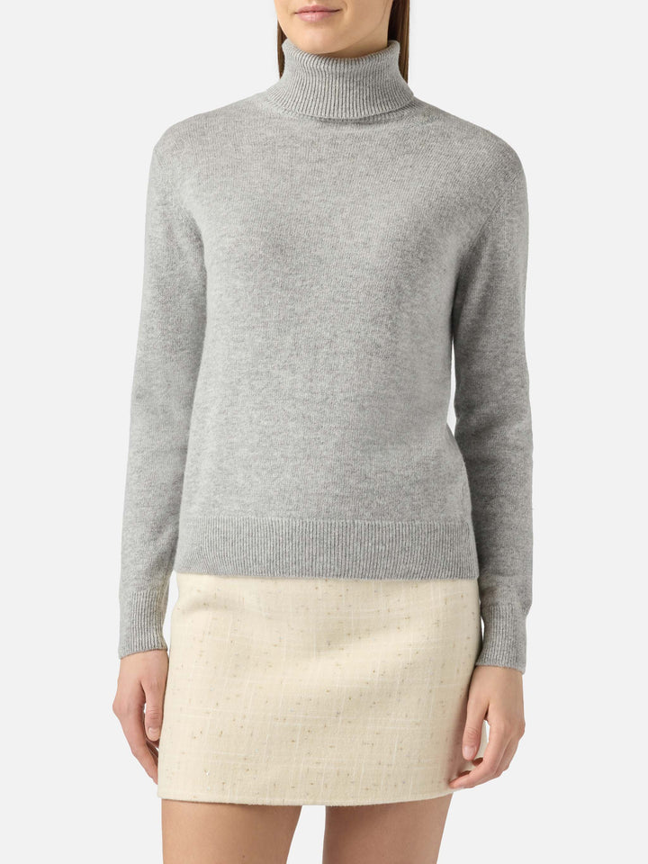 Dolcevita Moody grigio melange in MISTO CASHMERE