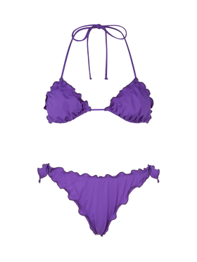 Bikini a triangolo classico viola da donna Sagittarius Moon