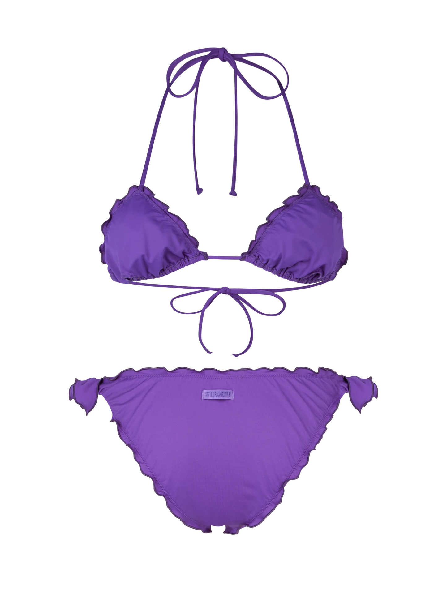 Bikini a triangolo classico viola da donna Sagittarius Moon