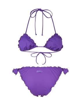 Bikini a triangolo classico viola da donna Sagittarius Moon