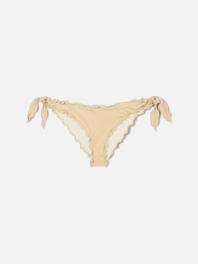 Braguita de baño clásica de lurex dorado para mujer Moon 