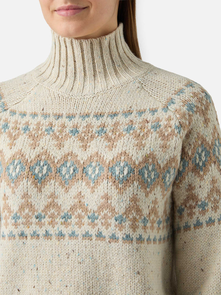 Dolcevita Myra donegal con jacquard Fair Isle
