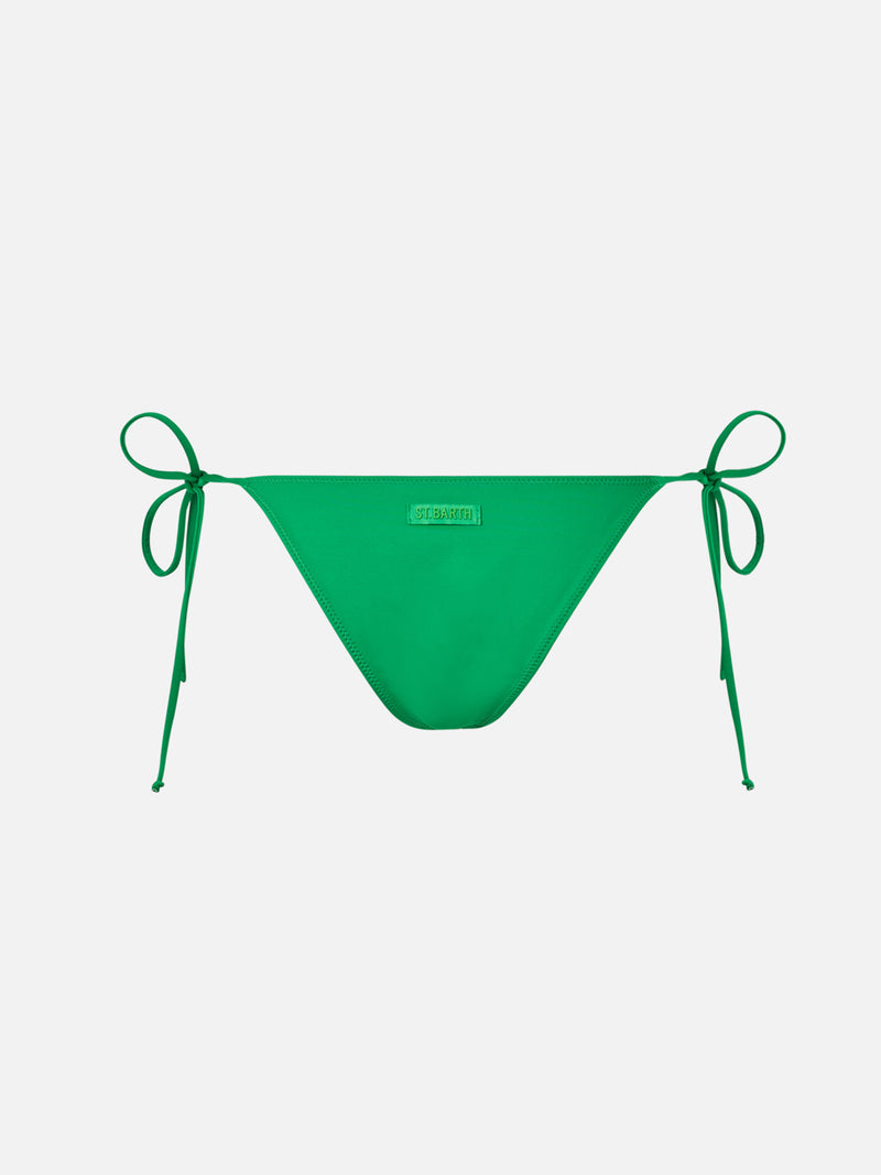 Woman green classic swim briefs Marielle