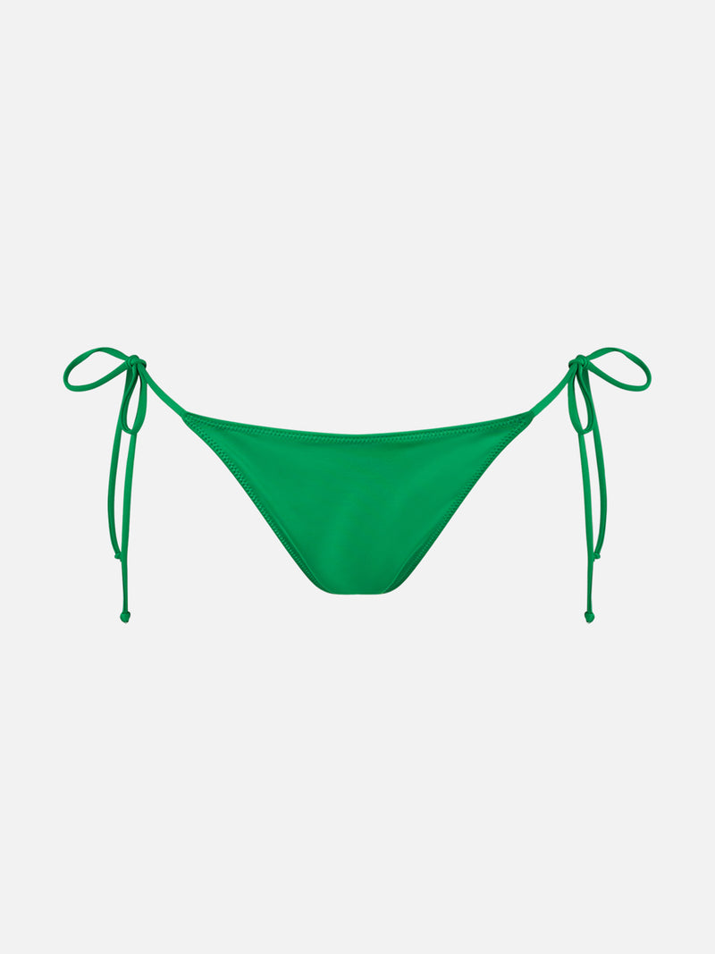 Woman green classic swim briefs Marielle