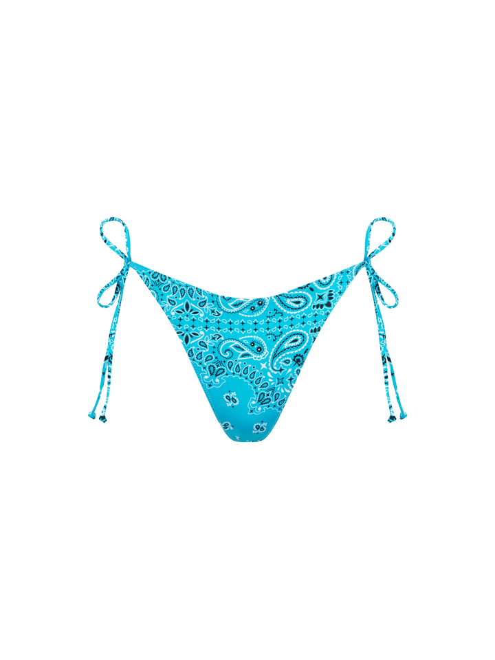 Woman bralette bikini with bandanna print - MC2 Saint Barth