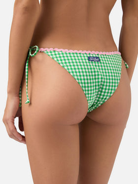 Bikini a triangolo Janet Norah con stampa vichy