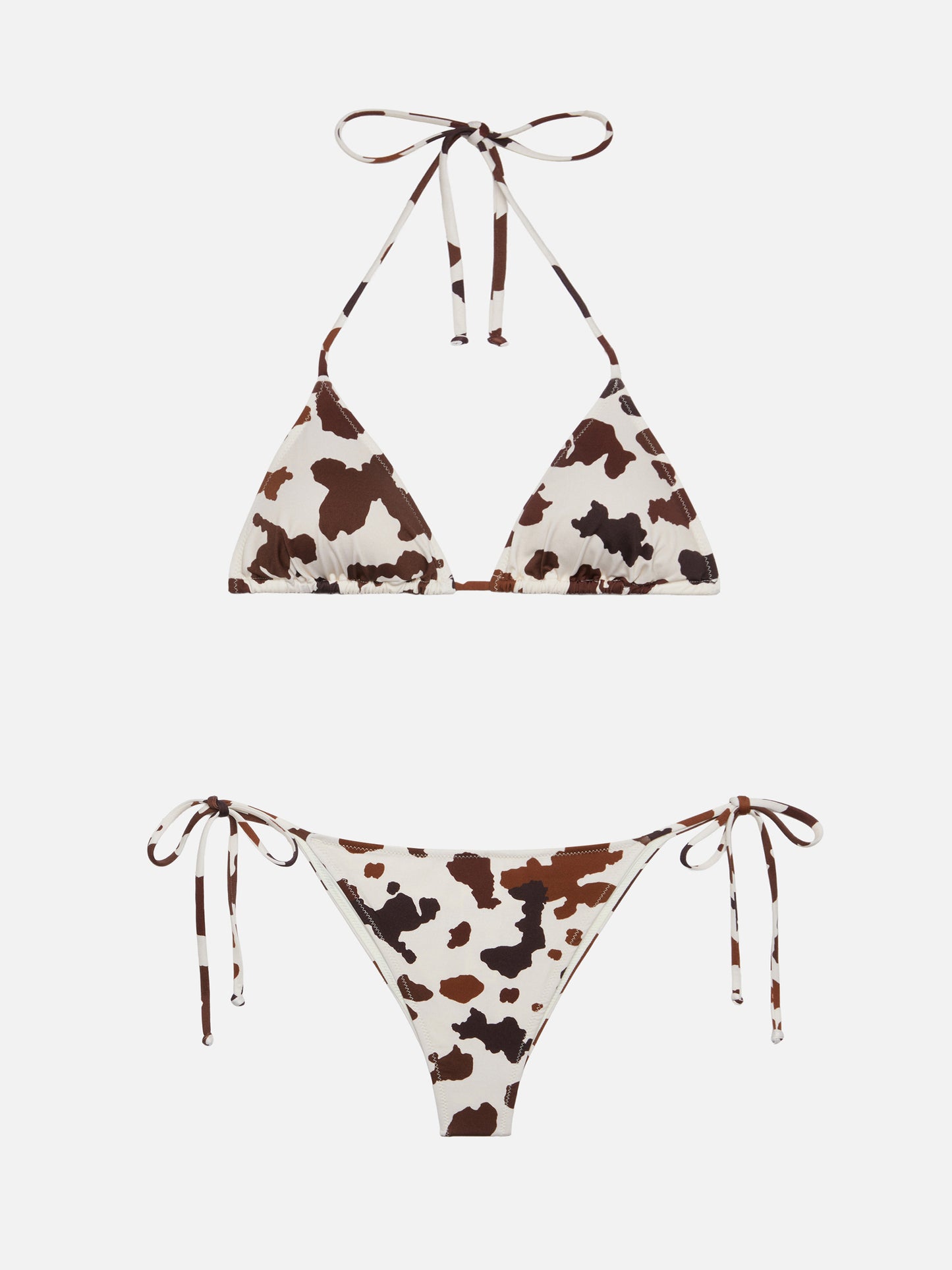 Triangle Leah Marielle bikini with cow skin print