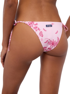 Classic triangle bikini Leah Marielle with toile de jouy print - MC2 Saint Barth