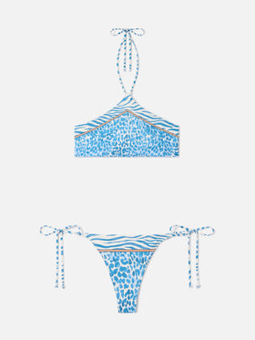Nairobi Marielle multicolor safari animal print bikini