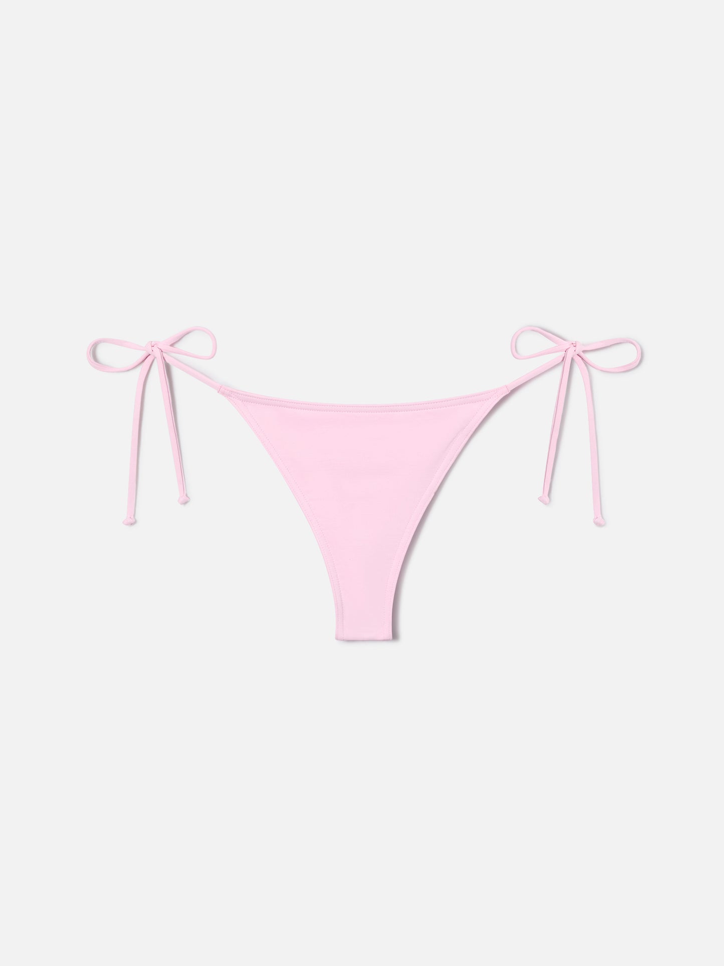 Slip mare Marielle brasiliano con laccetti rosa chiaro 