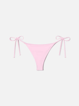 Slip mare Marielle brasiliano con laccetti rosa chiaro 