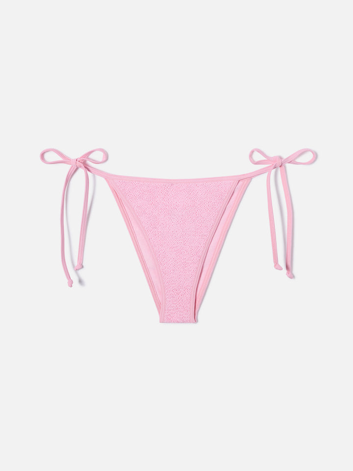 Bikini Leah Marielle String rosa con profili a contrasto