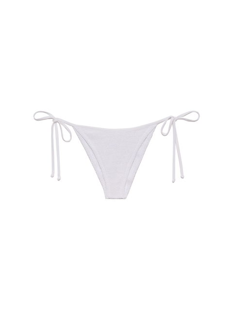 Marielle white crinkle classic swim briefs - MC2 Saint Barth