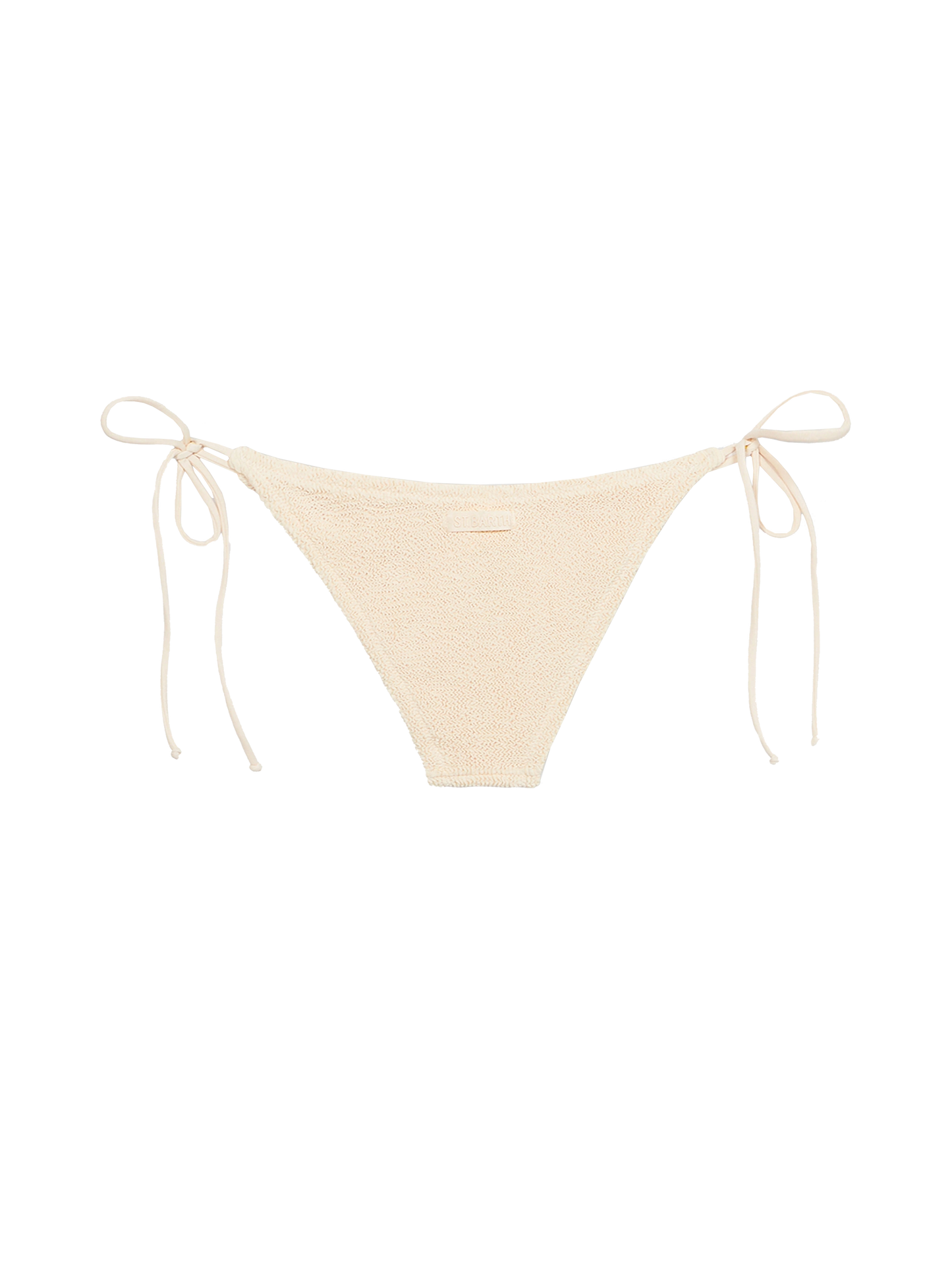 Klassische Crinkle-Badehose Marielle in Beige für Damen