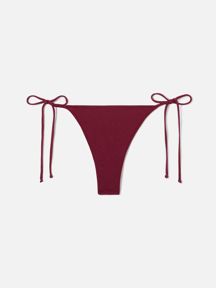 Bikini Leah Plate Marielle Plate glossy finish bordeaux