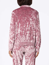 Woman sweatshirt Miriam pink chenille