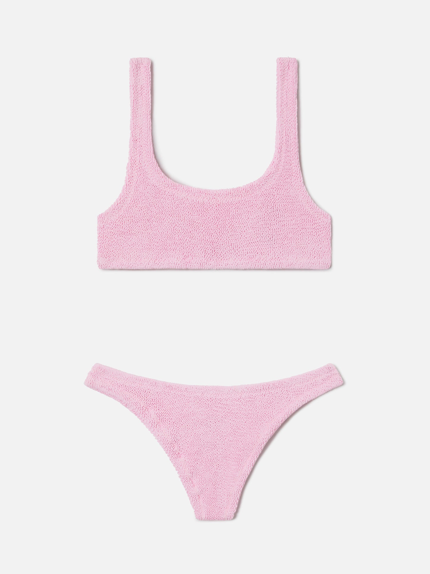 Bikini Naima Naomi in tessuto crinkle rosa