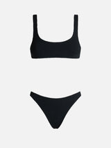 Bikini da donna nero classico a bralette crinkle Naima Naomi