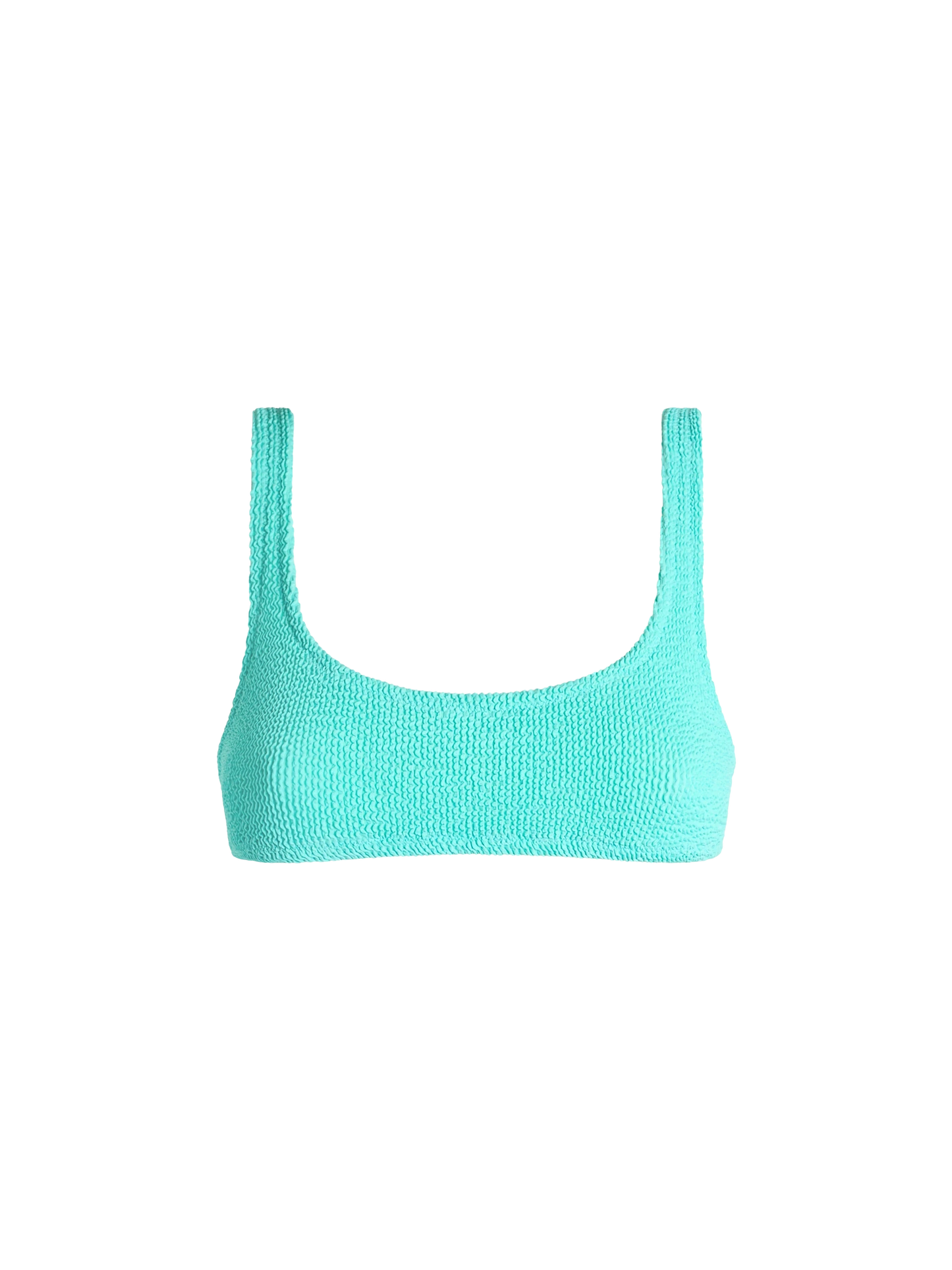 Bralette classica da donna crinkle color verde acqua Naima