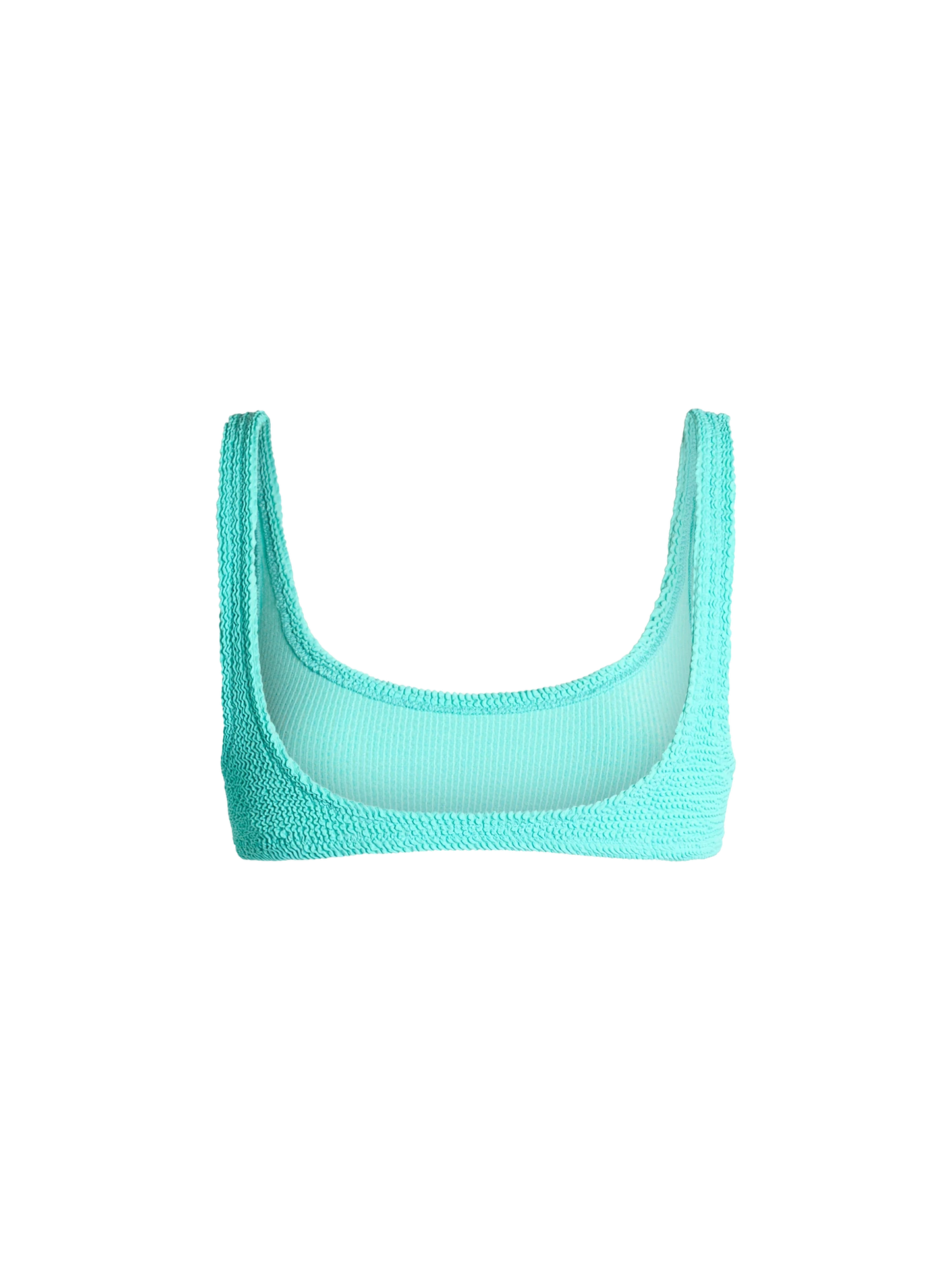 Bralette classica da donna crinkle color verde acqua Naima