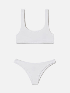 Bikini Naima Elise crinkle bianco
