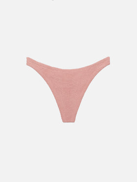 Naomi slip mare cheeky in crinkle color rosa