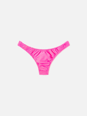 Slip mare Nalu cheekiest fucsia fluo tinta unita