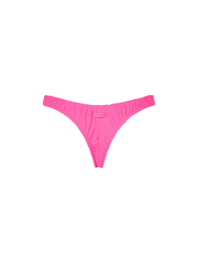 Woman fluo pink cheekiest swim briefs Nalu