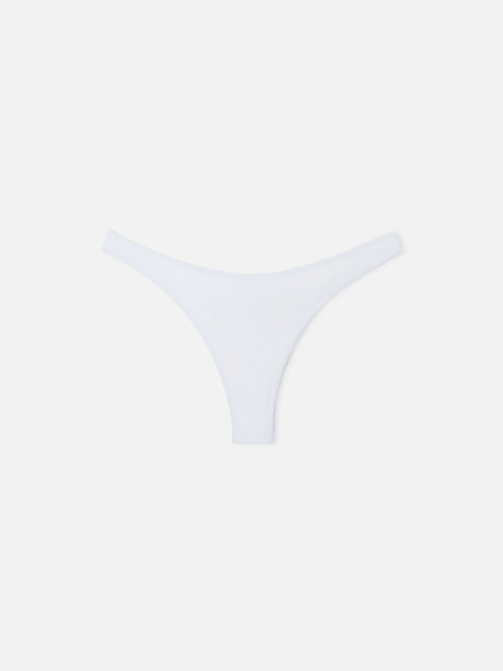 Bikini Judy Naomi bralette bianco tinta unita