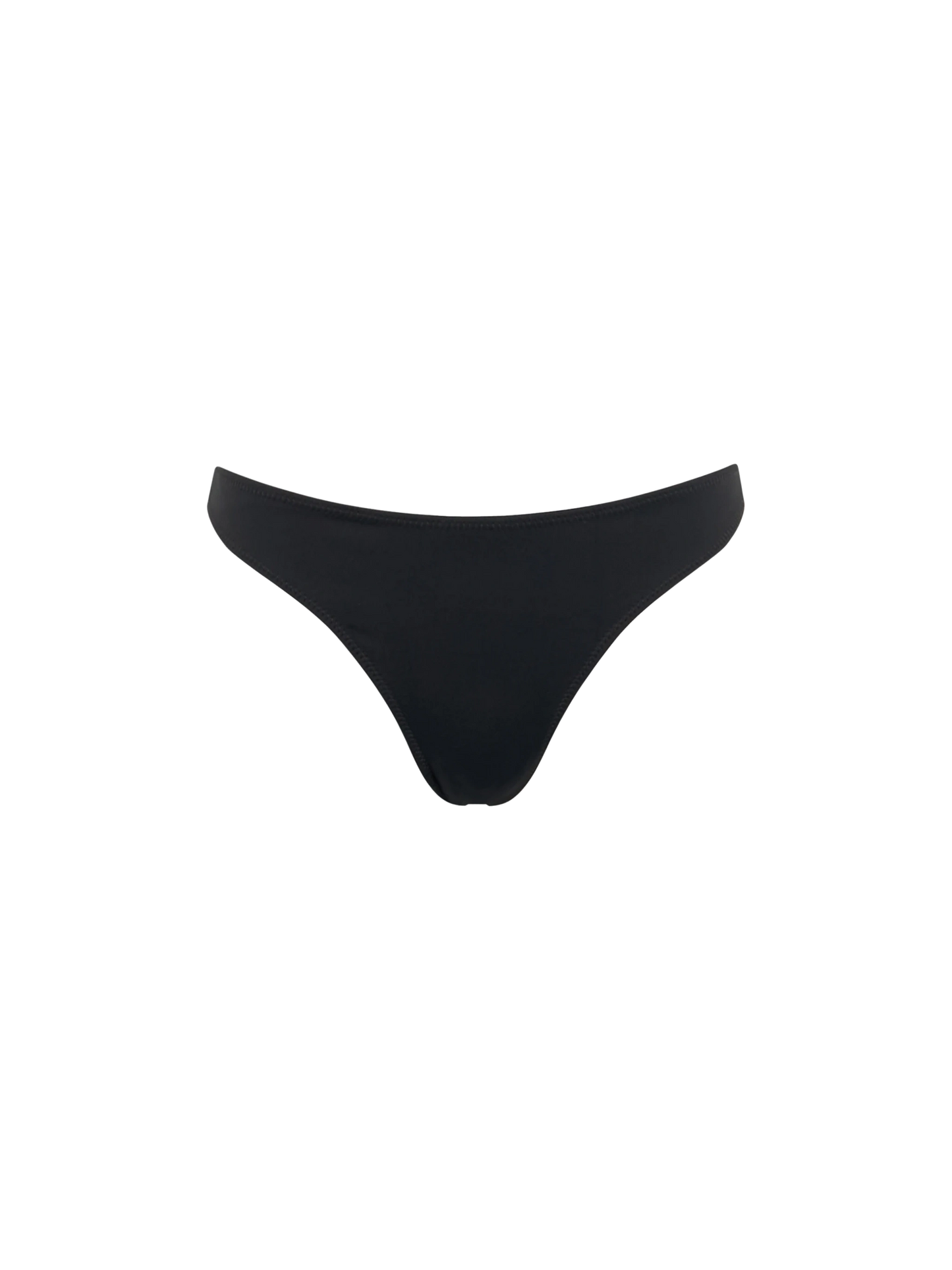 Woman black cheeky swim briefs Naomi